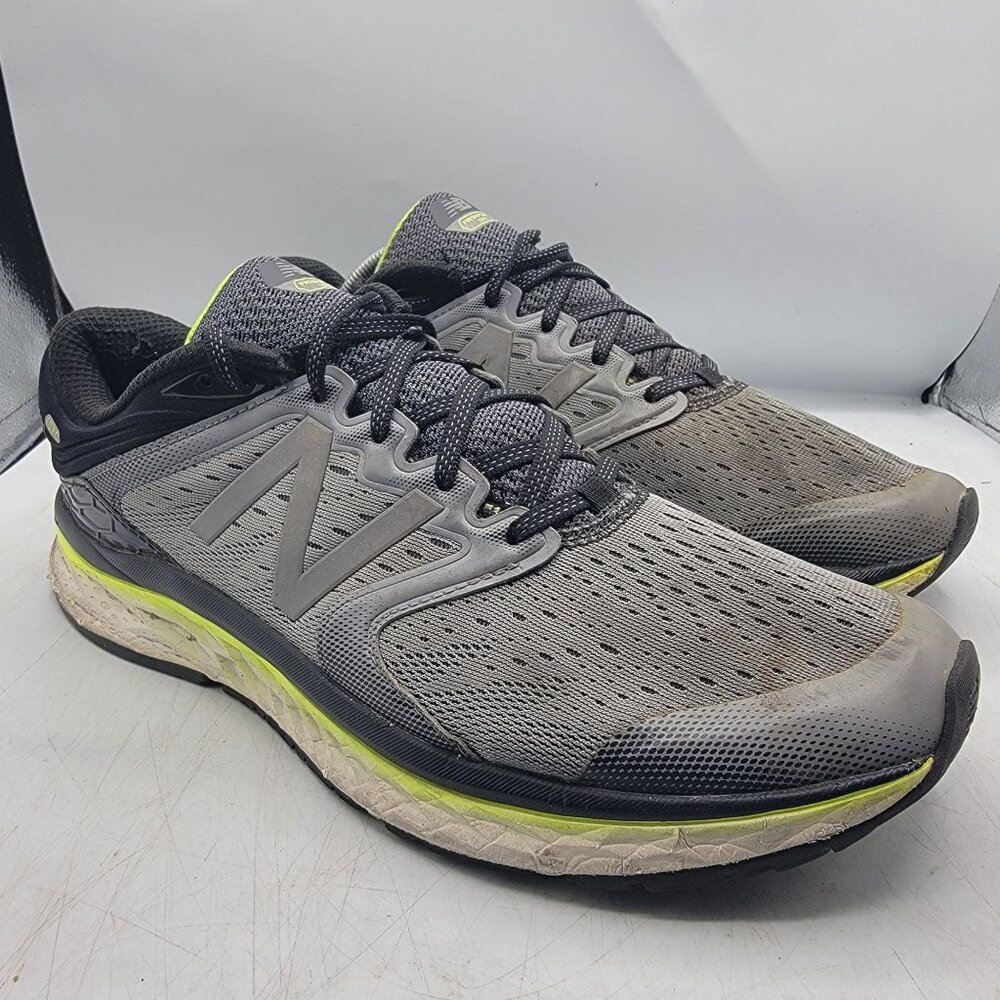 New Balance Fresh Foam 1080 Mens 12 Gray Athletic Shoes Running Walking